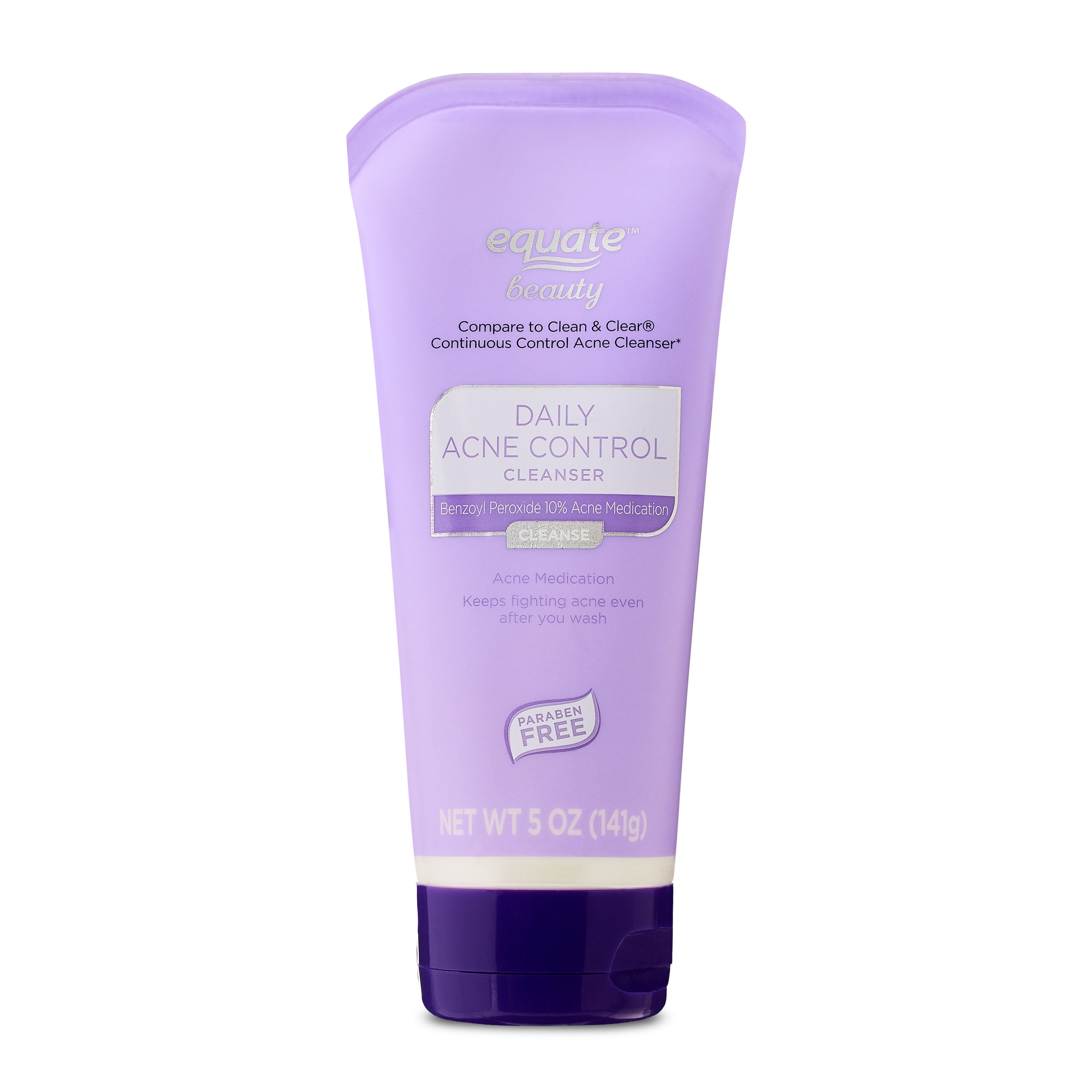Equate Beauty Daily Acne Control Cleanser, 5 oz, Compare to Clean & Clear Continuous Control Acne Cleanser
