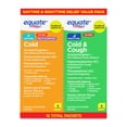 thumbnail image 1 of Equate Daytime and Nighttime Cold & Cough Multi-Symptom Powder Packets Combo Pack, 12 Count (2x6 Count), 1 of 9