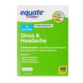 thumbnail image 1 of Equate Daytime Non-Drowsy Sinus & Headache Caplets, 48 Count, 1 of 2
