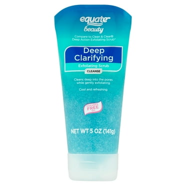 Equate Deep Clarifying Exfoliating Scrub for Acne Care, 5 oz, Compare to Clean & Clear® Deep Action Exfoliating Scrub