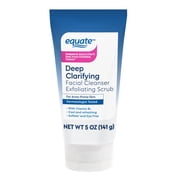 Equate Facial Cleanser Exfoliating Scrub with Deep Clarifying Ingredients, 5 oz