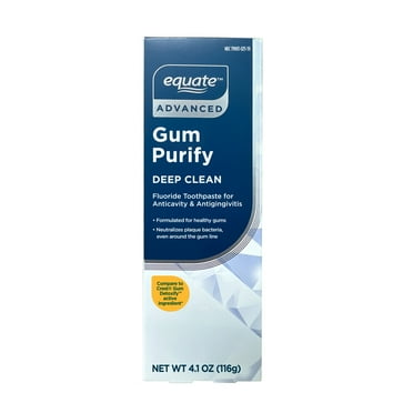 Equate Deep Clean Gum Purify Toothpaste, 4.1 oz, Compare to Crest® Gum Detoxify™ Active Ingredient