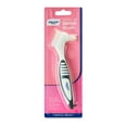 thumbnail interactive-video image 1 of Equate Teen, Adult, Senior Plastic White Denture Tooth Brush Other Denture Care 1 Count, 1 of 8
