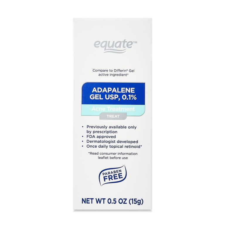 Equate Diff Adapalene Gel USP, 0.1%, 0.5 oz - Walmart.com