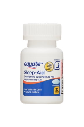 Nighttime Sleep-Aid Doxylamine Succinate 25mg Tablets, 32 Count, Compare to Unisom® Sleep Tabs® Active Ingredient