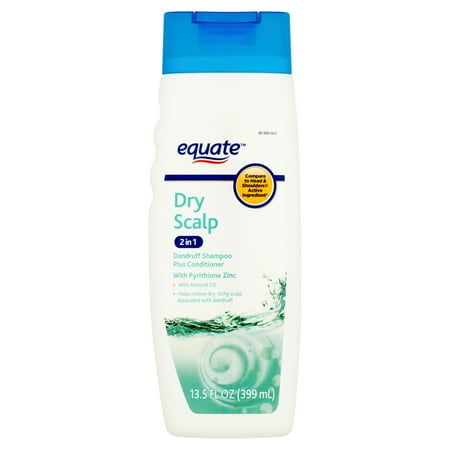 Equate Dry Scalp 2 in 1 Dandruff Shampoo Plus Conditioner, 13.5 fl oz