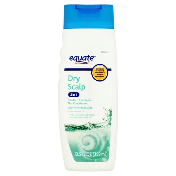 Equate Dry Scalp 2 in 1 Dandruff Shampoo Plus Conditioner, 13.5 fl oz