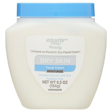 Equate Dry Skin Facial Cream for Face Care to Moisturize Soft Skin, 6.5 oz. Compare to Pond's® Dry Facial Cream