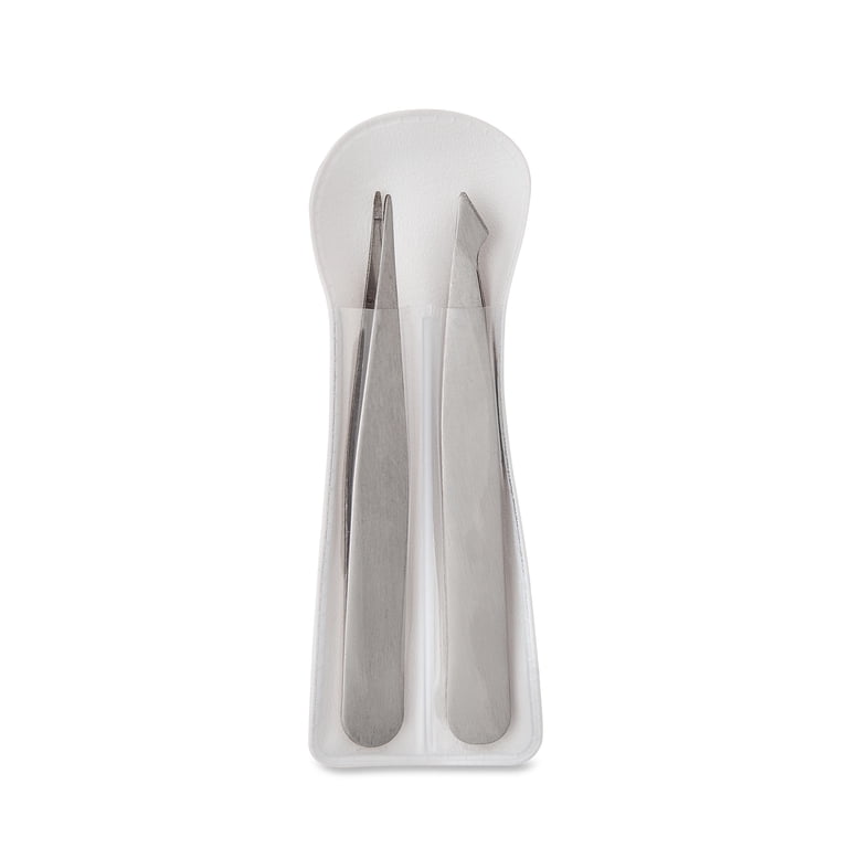Equate Mini Duo Pack Stainless Steel Slanted and Pointed Tip