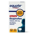 thumbnail image 1 of Equate Dye-Free Pain Reliever/Fever Reducer Ibuprofen Tablets, 200 mg, 100 Ct, 1 of 7