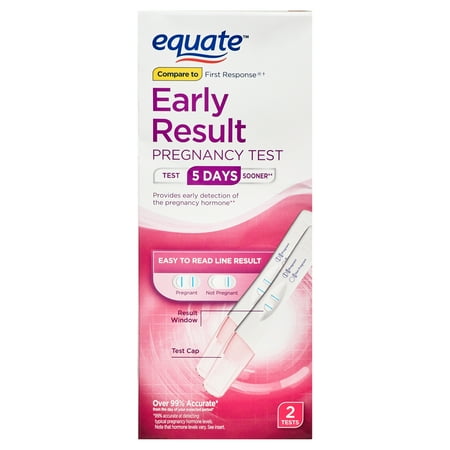 Equate Early Result Pregnancy Test, 2 Tests