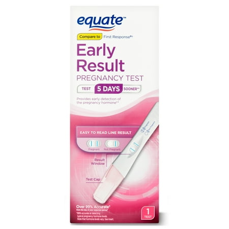 Equate Early Result Pregnancy Test