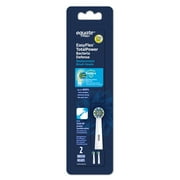 Equate EasyFlex TotalPower Replacement Toothbrush Brush Heads, Compatible with Most Oral-B Toothbrushes, Bacteria Defense and Replace-Me Bristles, 2 Count