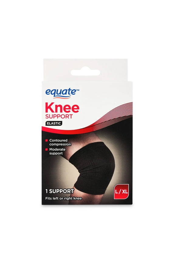 Knee Compression Support Brace, Unisex, Large / Extra Large
