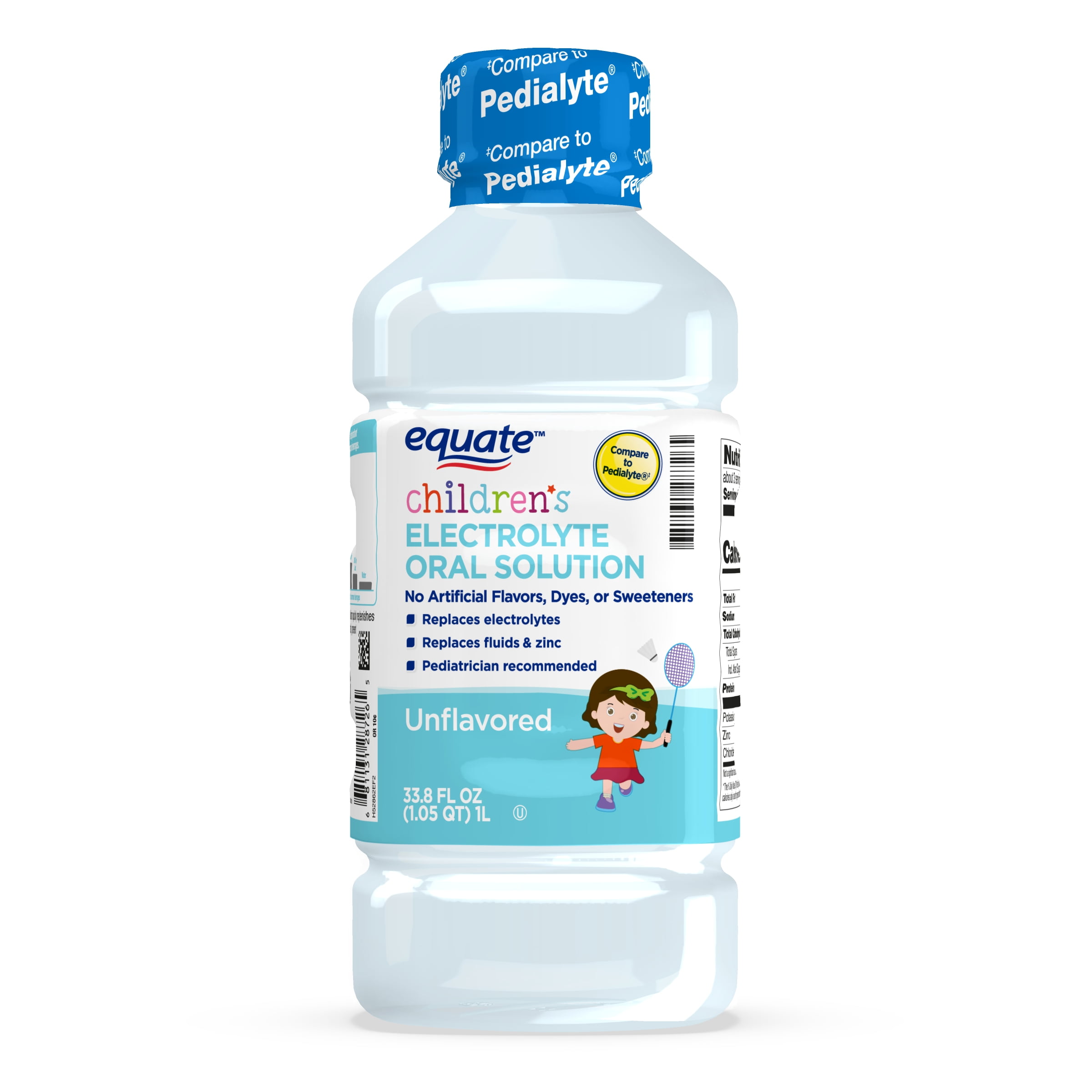 Equate Electrolyte Solution, Unflavored, 33.8 fl oz