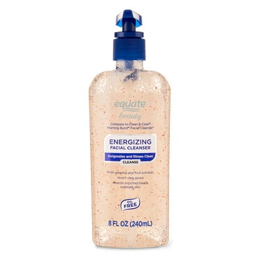 Equate Energizing Facial Cleanser for Face Care, 8 fl oz, Compare to Clean & Clear® Morning Burst® Facial Cleanser