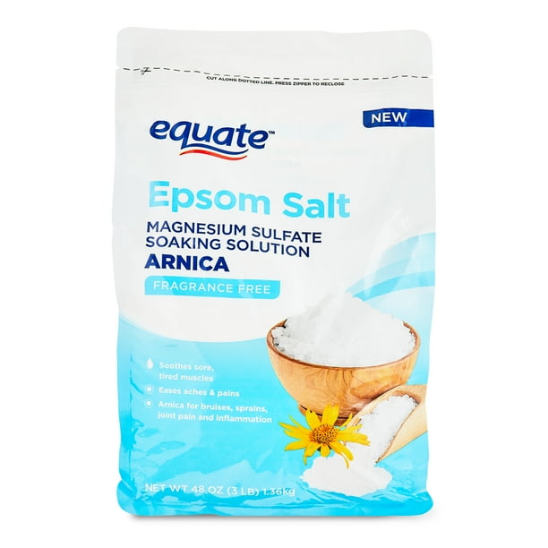 Equate Epsom Salt with Arnica, Fragrance Free, 3 lb