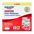 thumbnail interactive-video image 1 of Equate Extra Strength Acetaminophen Pain Reliever Caplets, 500mg, 200 Count (2x100 Count), Compare to Tylenol® Extra Strength Active Ingredient, 1 of 11
