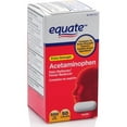 thumbnail image 1 of Equate Extra Strength Acetaminophen Pain and Fever Relief Caplets, 500 mg, 50 Count, 1 of 5