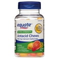 thumbnail image 1 of Equate Extra Strength Heartburn + Antacid Relief Chews, Assorted Fruit, 60 Chewable Tablets, 1 of 9