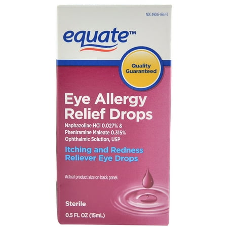 Equate Eye Allergy Relief Drops, 0.5 fl oz