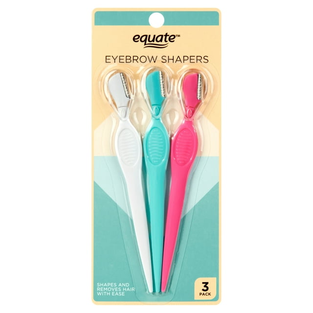 Equate Beauty Eyebrow Shapers, 3 Piece