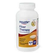 Equate Fiber Therapy Calcium Polycarbophil Caplets, 625 mg, 140 Count, Compare to FiberCon  Active Ingredient