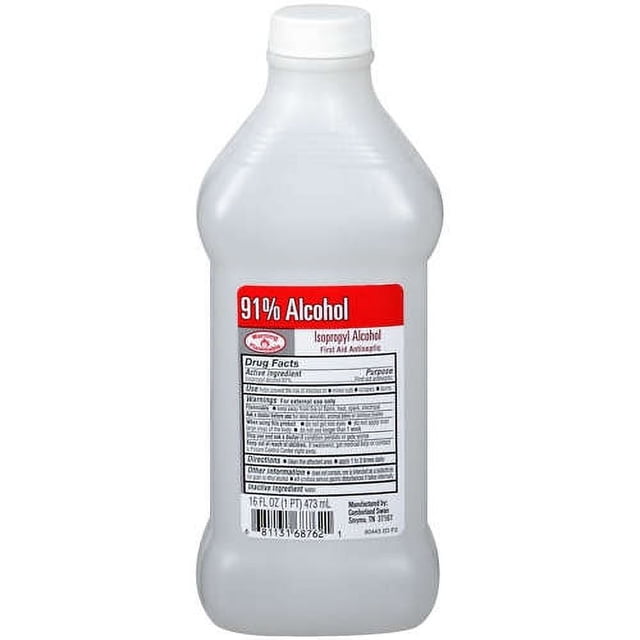 Equate First Aid Antiseptic Isopropyl Alcohol, 16 oz - Walmart Business ...