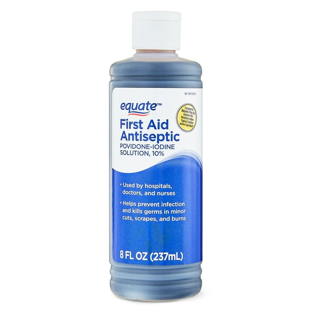 Equate First Aid Iodine Antiseptic Liquid, 8 fl oz - Walmart.com