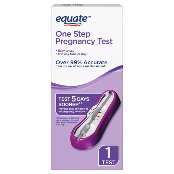 Equate One Step Pregnancy Test, 5 Days Sooner