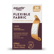 Equate Flexible Antibacterial Fabric Bandages