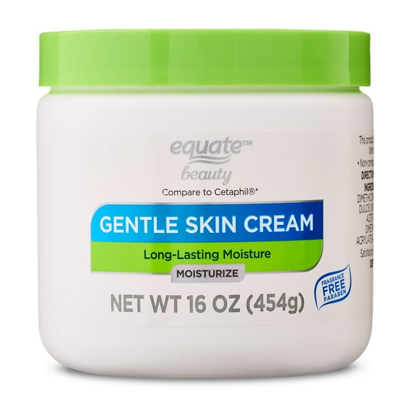 Equate Beauty Gentle Skin Cream, Compare to Cetaphil, 16 oz