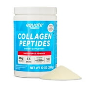 Equate Grass Fed Hydrolyzed Bovin Collagen Peptides Type 1 & 3 Dietary Supplement, Powder Form, Unflavored, 10 oz