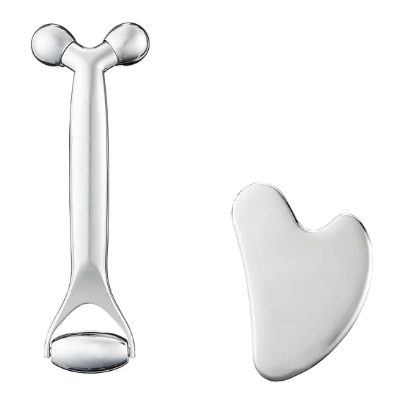 Equate Gua Sha and Face Roller, 2 Piece