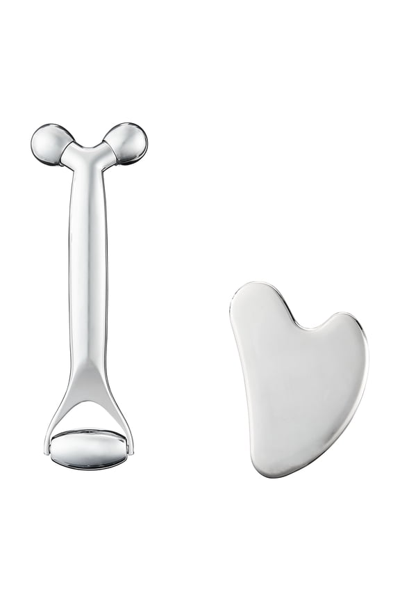 Gua Sha and Face Roller, 2 Piece