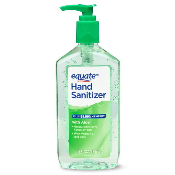 Equate Hand Sanitizer with Aloe, 12 fl oz
