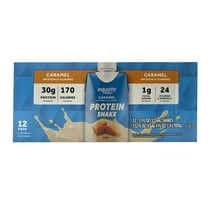 Equate High Performance Protein Nutrition Shake, Caramel, 11 fl oz, 12 Ct