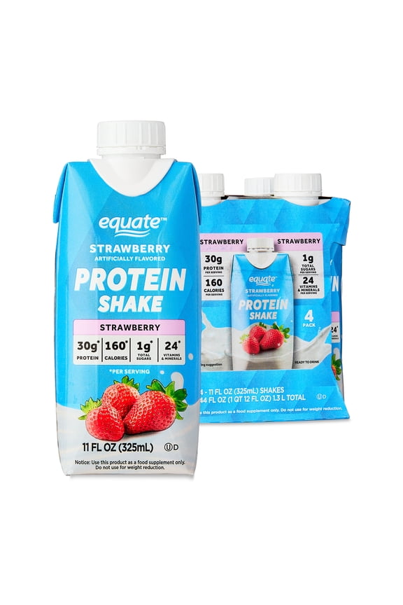 High Performance Protein Shake, Strawberry, 11 fl oz, 4 Count