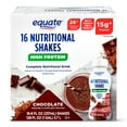 Equate High Protein Nutritional Shakes, Chocolate, 8 fl oz, 16 Ct