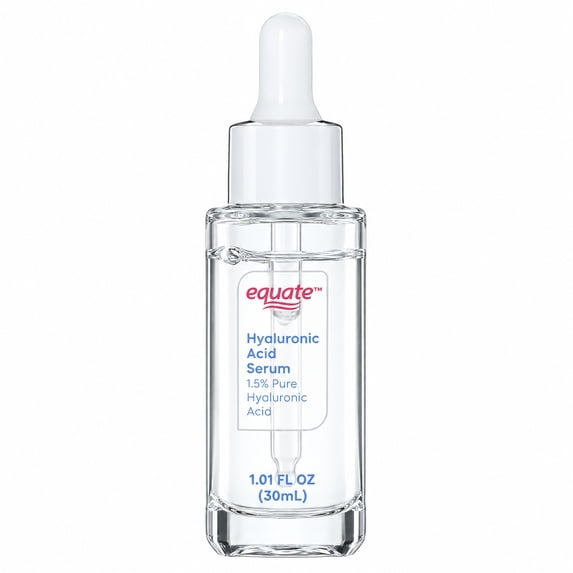 Equate Hyaluronic Acid Face Serum, 1.01 fl oz