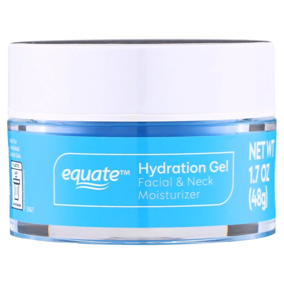Equate Hydration Gel Facial and Neck Moisturizer, 1.7 oz