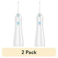(2 pack) Equate HydroClean Cordless Water Flosser with Removable Tank