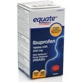 thumbnail image 1 of Equate Ibuprofen Pain Reliever and Fever Reducer Tablets, 200 mg, 50 Count, 1 of 7
