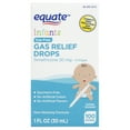 Equate Infants DyeFree Stomach Gas Relief Drops, over The Counter, 1