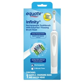 Equate Infinity Rechargeable Electric Toothbrush with Replacement Toothbrush Head