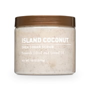 Shea Sugar Scrub, Island Coconut Scent, 18 oz