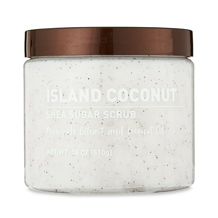 Walmart Shea Sugar Scrub, Island Coconut, 18 oz