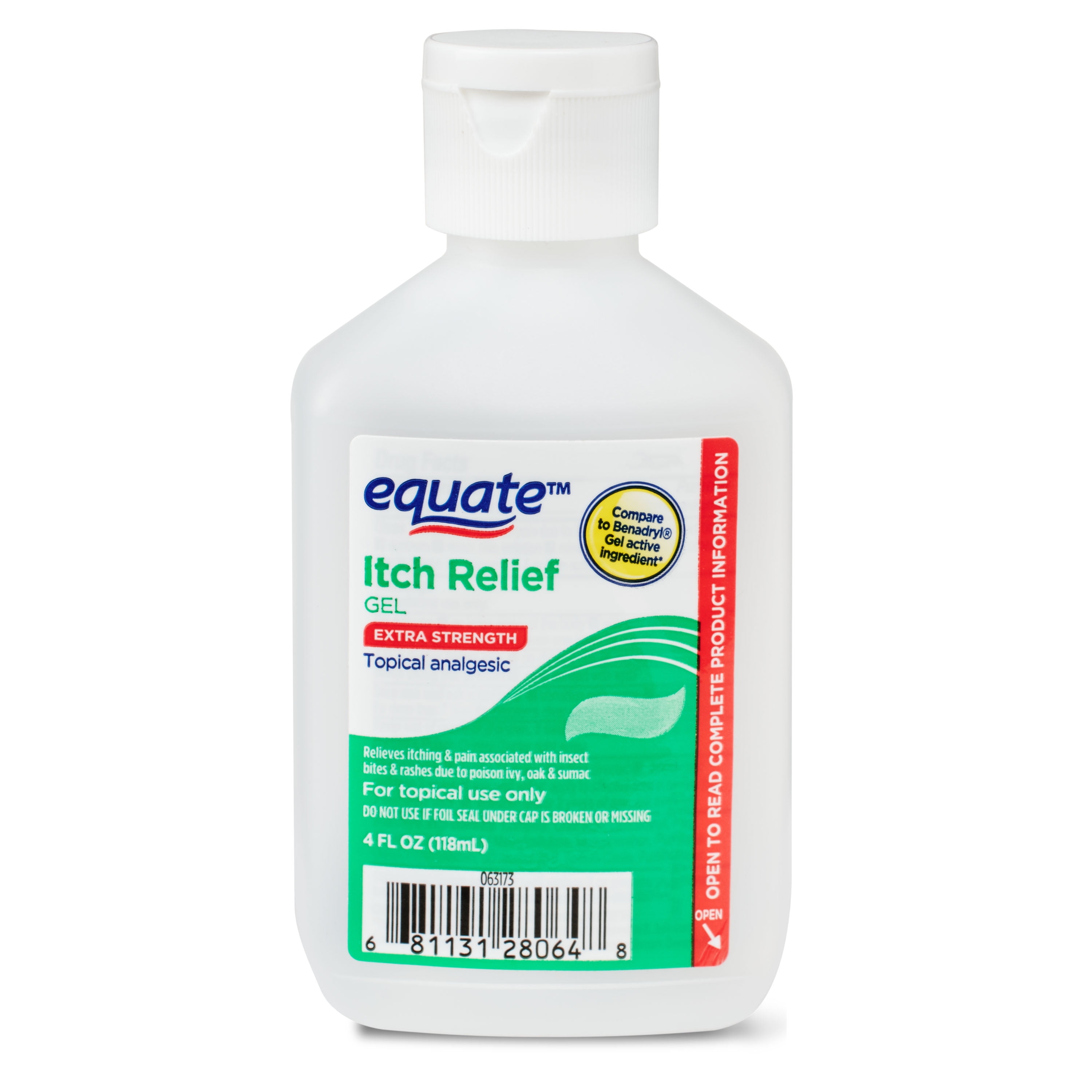 Equate Itch Relief Gel, Extra Strength, 4 fl oz