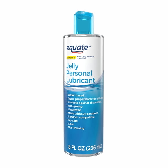 Equate Jelly Personal Lubricant, 8 Fl Oz, Compare to K-Y Jelly Personal Lubricant
