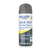 Equate Jock Itch Relief Powder Spray Miconazole Nitrate 2% Antifungal, 4.6 oz, Compare to Lotrimin® AF Active Ingredient